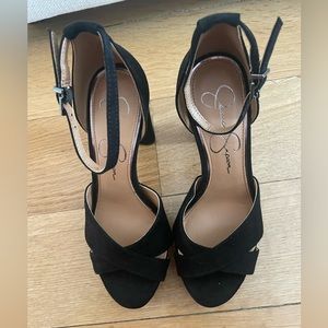Jessica Simpson black heels